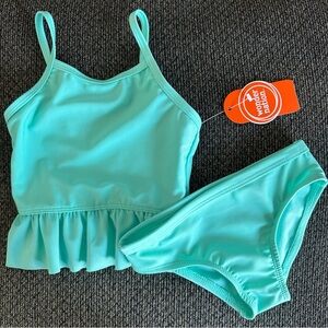 Wonder Nation Girls Two-Piece Tankini Swim Set - Size: 2T